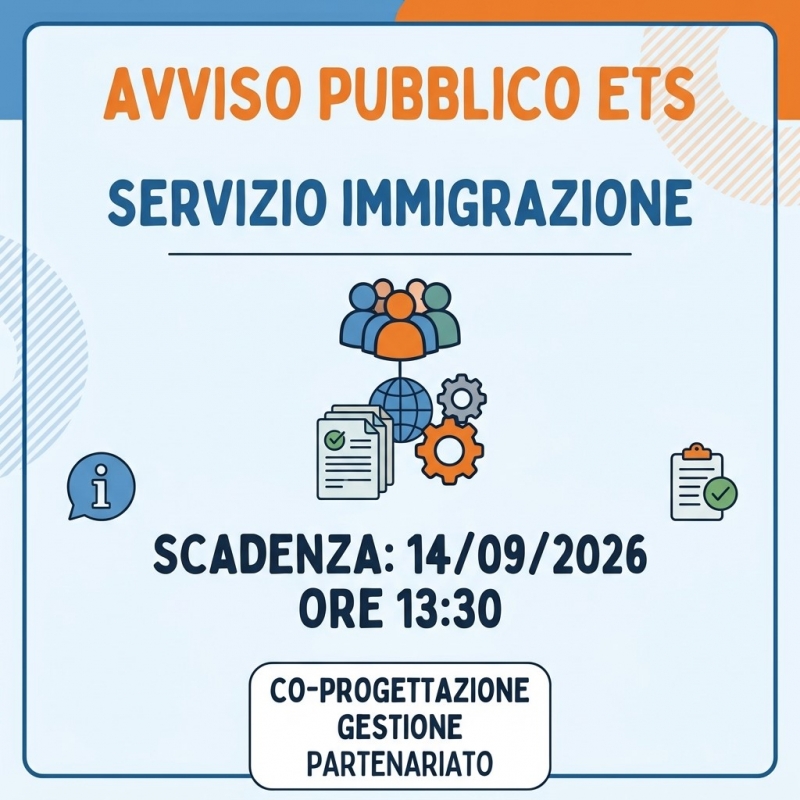 Manifestazione di interesse rivolta agli Enti del Terzo Settore (E.T.S.)
